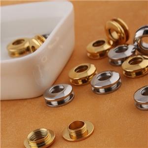 Logo Round Metal Stainless Steel Grommet For Clothing And Bag
