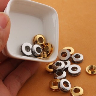 Logo Round Metal Stainless Steel Grommet For Clothing And Bag