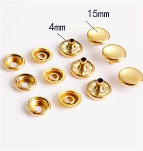 Metal Press Hidden 2 Part Snap Button