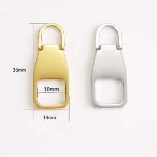 Extractoare de fermoar cu logo auriu de lux pentru geantă de mână