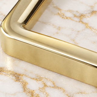 HEFT 116 Gold Tone Square Metal Ring for Bag Straps