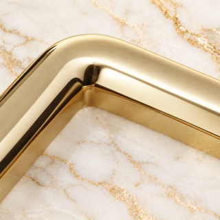 HEFT 116 Gold Tone Square Metal Ring for Bag Straps