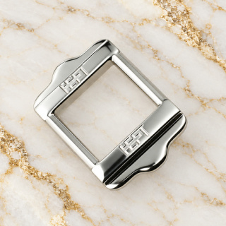 HEFT 126 Silver Tone Rectangular Strap Buckle for Bags