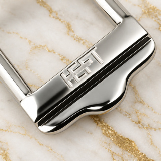 HEFT 126 Silver Tone Rectangular Strap Buckle for Bags