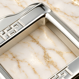 HEFT 126 Silver Tone Rectangular Strap Buckle for Bags