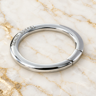 HEFT 357 Silver Tone Round Ring for Bags