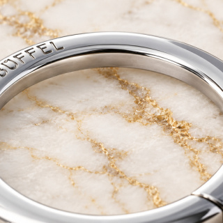 HEFT 357 Silver Tone Round Ring for Bags