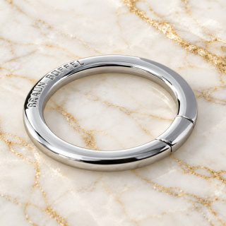 HEFT 357 Silver Tone Round Ring for Bags