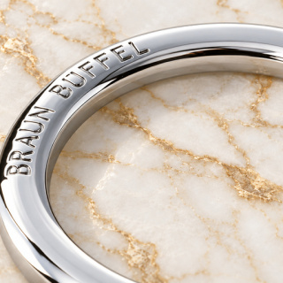 HEFT 357 Silver Tone Round Ring for Bags