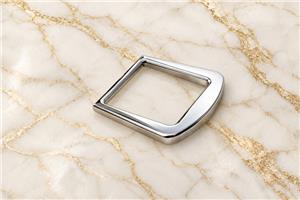 HEFT 429 Silver Tone D Ring for Bags