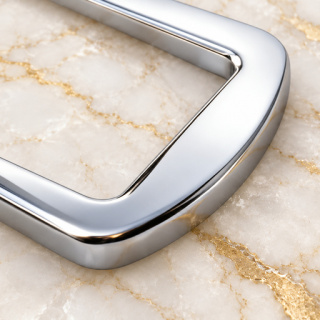HEFT 429 Silver Tone D Ring for Bags