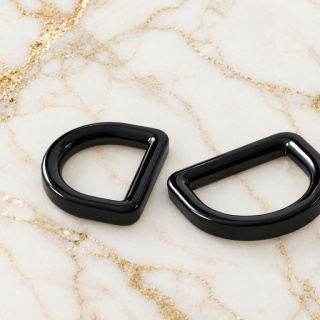 HEFT 431 Black D Rings for Bags
