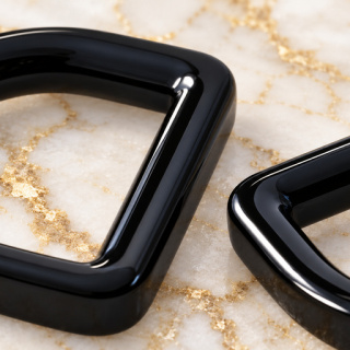 HEFT 431 Black D Rings for Bags