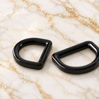 HEFT 431 Black D Rings for Bags