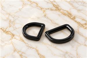HEFT 431 Black D Rings for Bags