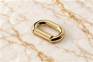 HEFT 443 Gold Tone Rounded Strap Loop for Bags