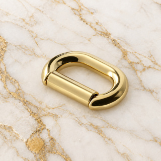 HEFT 443 Gold Tone Rounded Strap Loop for Bags