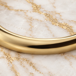 HEFT 472 Gold Tone Oval Ring for Bags
