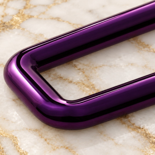 HEFT 586 Purple Rectangular Ring for Bags