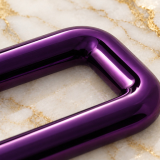 HEFT 586 Purple Rectangular Ring for Bags