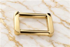 HEFT 66 Gold Tone Rectangular Strap Buckle for Bags