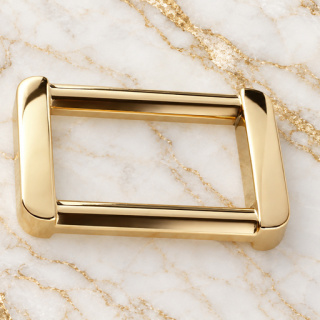 HEFT 66 Gold Tone Rectangular Strap Buckle for Bags