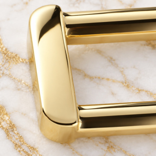 HEFT 66 Gold Tone Rectangular Strap Buckle for Bags