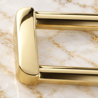 HEFT 66 Gold Tone Rectangular Strap Buckle for Bags