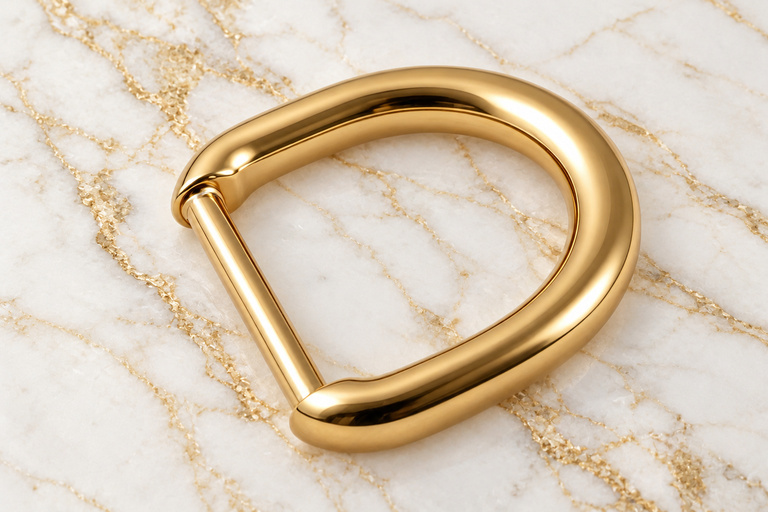 HEFT 692 Gold Tone D Ring for Bags