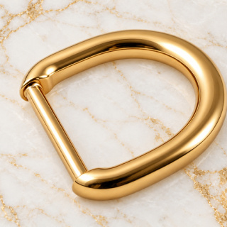 HEFT 692 Gold Tone D Ring for Bags