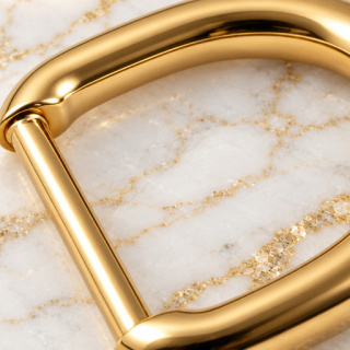 HEFT 692 Gold Tone D Ring for Bags