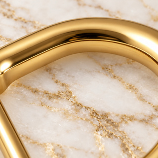 HEFT 692 Gold Tone D Ring for Bags