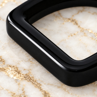 HEFT 732 Black Rounded D Ring for Bags