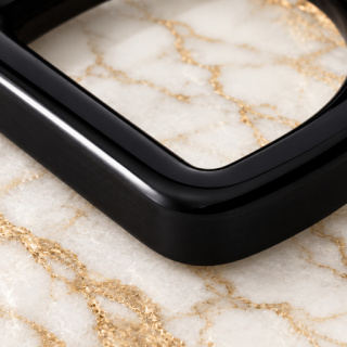 HEFT 732 Black Rounded D Ring for Bags