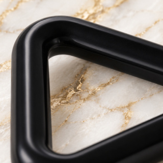 HEFT 832 Black Triangle Ring for Bags