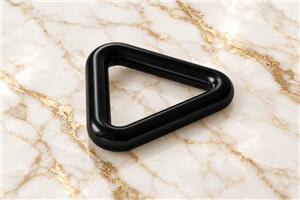 HEFT 832 Black Triangle Ring for Bags