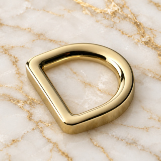 HEFT 835 Gold Tone Flat D Ring for Bags