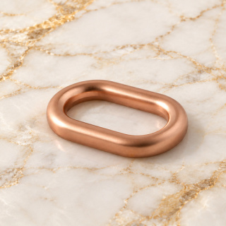 HEFT 890 Rose Gold Tone Rounded Loop for Bags