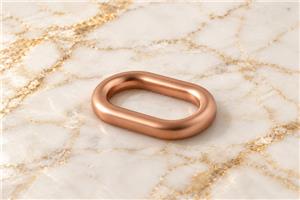 HEFT 890 Rose Gold Tone Rounded Loop for Bags