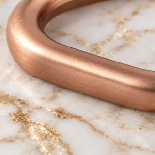 HEFT 890 Rose Gold Tone Rounded Loop for Bags