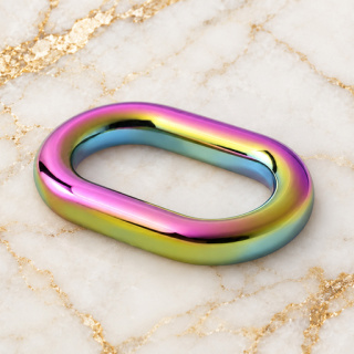 HEFT 892 Rainbow Rounded Rectangular Ring for Bags