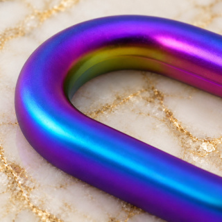 HEFT 893 Rainbow Oval Ring for Bags