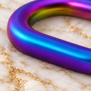 HEFT 893 Rainbow Oval Ring for Bags