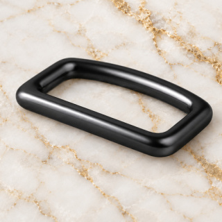 HEFT 897 Black Rounded Rectangular Ring for Bags