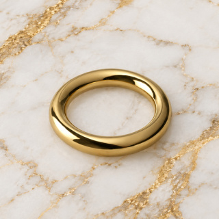 HEFT 898 Gold Tone Round Ring for Bags
