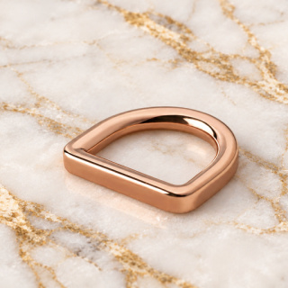 HEFT 900 Rose Gold Tone D Ring for Bags