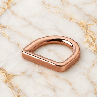 HEFT 900 Rose Gold Tone D Ring for Bags
