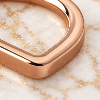 HEFT 900 Rose Gold Tone D Ring for Bags