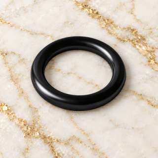 HEFT 902 Black Flat Round Ring for Bags