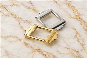 HEFT 961 No Logo Metal Rectangular Strap Buckle without Logo for Bags